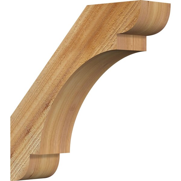 Ekena Millwork 4"W x 16"D x 16"H Olympic Rough Sawn Knee Brace, Western Red Cedar BRC04X16X16OLY00RWR - main